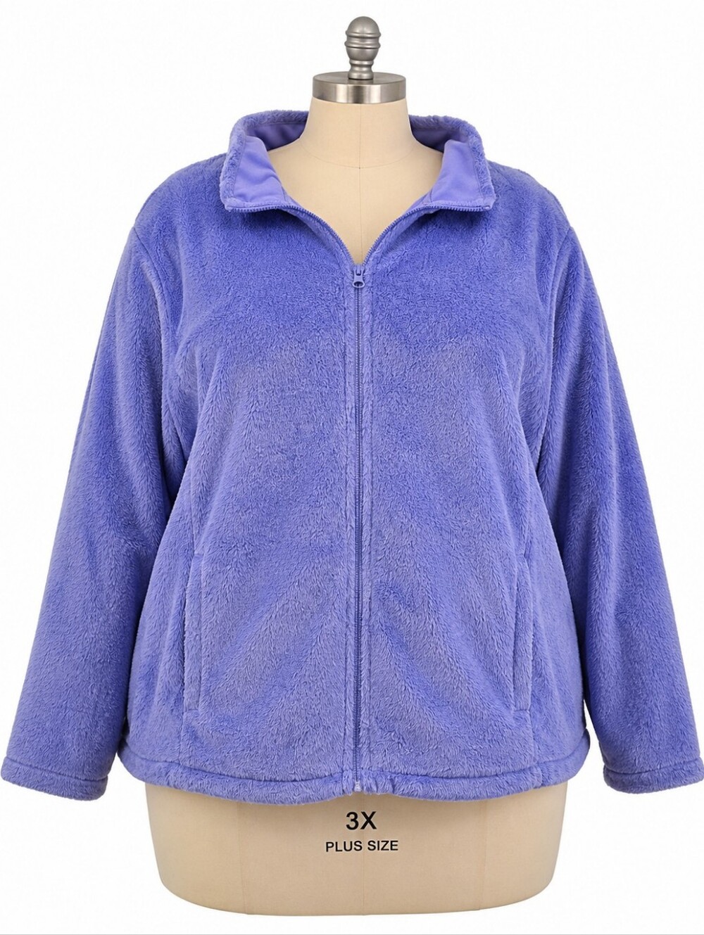 made for life Blue/Lavender Plush Jacket Size 3X